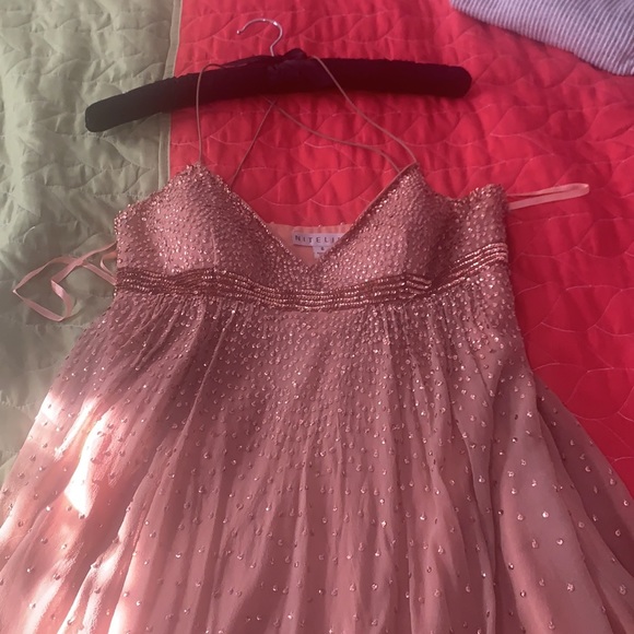 Niteline nude and peach dress - Picture 2 of 6